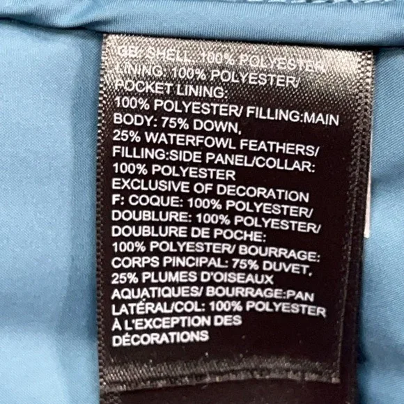 The North Face Alpz 2.0 550 Goose Down Vest Womens S Camo Blue Quilted Gorpcore - Picture 6 of 13